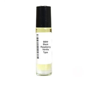 Bath & Body Works: Black Raspberry Vanilla Type 1/3 Oz Glass Roll-On Bottle